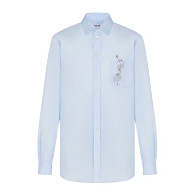 THE PRINTED COTTON POPLIN SHIRT